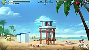 summertimesaga where the mature character gives something to her husband.