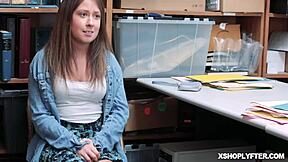 monica saige just spreads her legs and fucks balls deep in the shop.