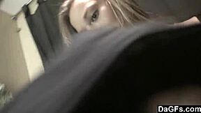 I... I pleasured myself at the tanning saloon, fingering my teen 18+ ass.