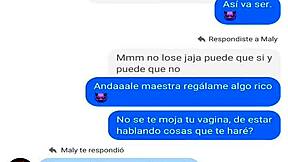 Young student convinces mature teacher Maly Mendoza to masturbate her pussy in this Argentinian fantasy part 2.