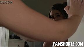 dharma jones gives hardcore blowjob and fucks with big tits in pov!