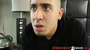 handcuffed teen faces rough garage punishment