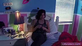 talking dildo with chinese teen for first swallow?