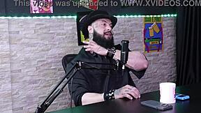 Dominant BDSM Fetish in Sheer Red Lingerie with Gabe Spec!