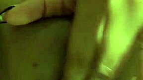 Petite babe with big tits masturbates solo in shower fun