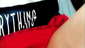 Watch this young girl give a footjob massage