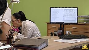 i asked for credit and spread my legs in the office