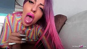 pov sex with german emo bombshell cathy b on vacation