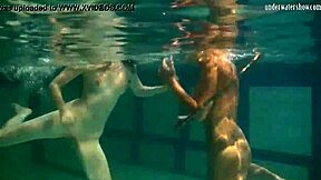 i watched irina barna and anna feher do underwater acrobatics, so hot
