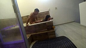 teen gets double creampied in jacuzzi by big black cocks
