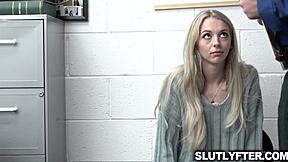 i caught blonde lily larimar shoplifting and she gave me a blowjob to get out of it