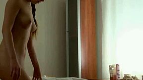 Young blonde's massage turns into a facial! 😏