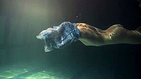 Big bouncy tits underwater in pool, damn I’m lovin’ it