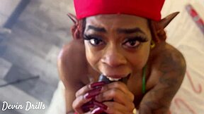 can this petite teen handle devin's monster cock deepthroat?