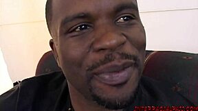 Does Leah with braces love two big cocks?