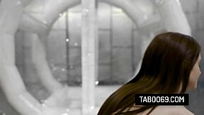 maya kendrick, this redhead teen 18+ slut, gives a hot blowjob then gets pounded doggystyle until creampie