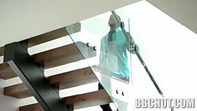 petite teen's big ass is the birthday gift from black guy