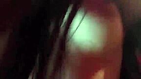 stepsister rides like a whore, moaning perverted things richly as she bounces on my cock.