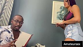 She asked for a favor, so I fucked the hot neighbor in doggystyle!