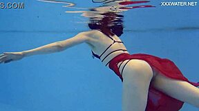 Have you seen Marfa's perfect titties and ass while swimming naked? She looks so erotic underwater.