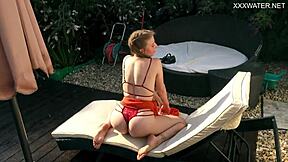 Have you seen Marfa's perfect titties and ass while swimming naked? She looks so erotic underwater.