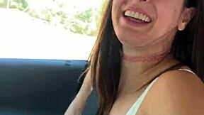 brunette babe abbie maley has public sex on tennis court