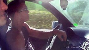 Teen sucks and rides two cocks like a pro