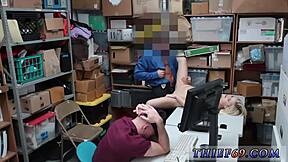 blonde teen and accomplice got caught in deep anal taboo