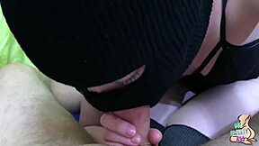 Can She Handle The Huge Cumshot In Her Mouth After That Blowjob?