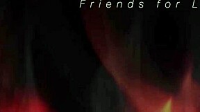 Friends for life share romantic passion, lady fyre and laz fyre