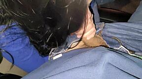 I had unprotected public sex in the car with a sexy stranger, blowjob in parking lot