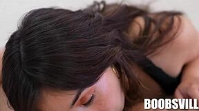 Chloe Surreal and Robby Echo enjoy a relaxing stay together, chatting casually.