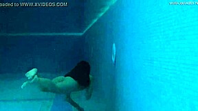 Irina from Russia flaunts sexy body underwater in pool! 🏊‍♀️