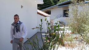 i watched this classy ebony teen get her face jizzed in hardcore blowjob