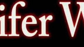 hot jennifer white milks a cock with her shaved pussy riding