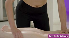 Horny Busty Redhead Lesbian Teen 18+ Gets Wet Sex Massage - Haley Reed Madison Morgan