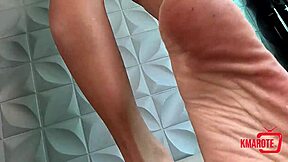 Playing with your fetish, those panties are stuck in my ass and pussy so tight