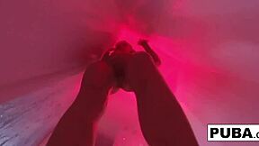 i watch hot kendra cole masturbating in the shower, her skinny body so sexy