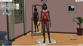 creating an indian teen girl sim in 3d
