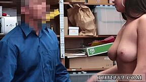 black police uses strap on in public theft