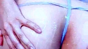 i'm in the shower with my step sister, her big ass and small tits wet