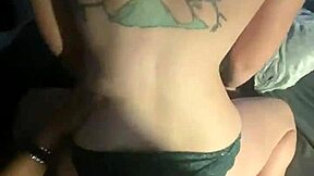 Babysitter rides big cock in reverse cowgirl position