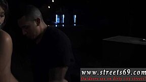 Teen 18+ Rides Dildo Back in Smokey-Eyed Bondage