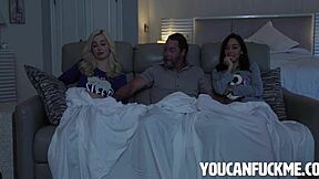 weekend sleepover with lexi lore, dani blu, and jack vegas turns spicy.