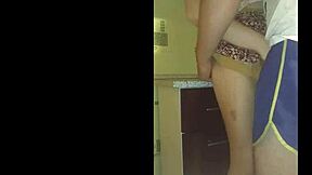 the maid gets her pussy fucked in the kitchen