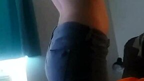 she GOT NAKED in the room