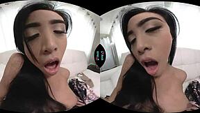 Vrhush Ember Snow Toys Her Tight Asian Pussy