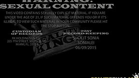 Sabrina gives street blowjob in reality!