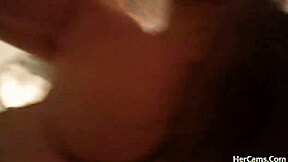 homemade couple enjoys intimate moment