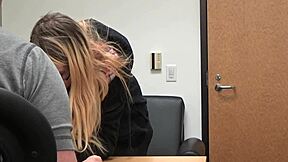 Carrie b casting pov interview with blonde teen